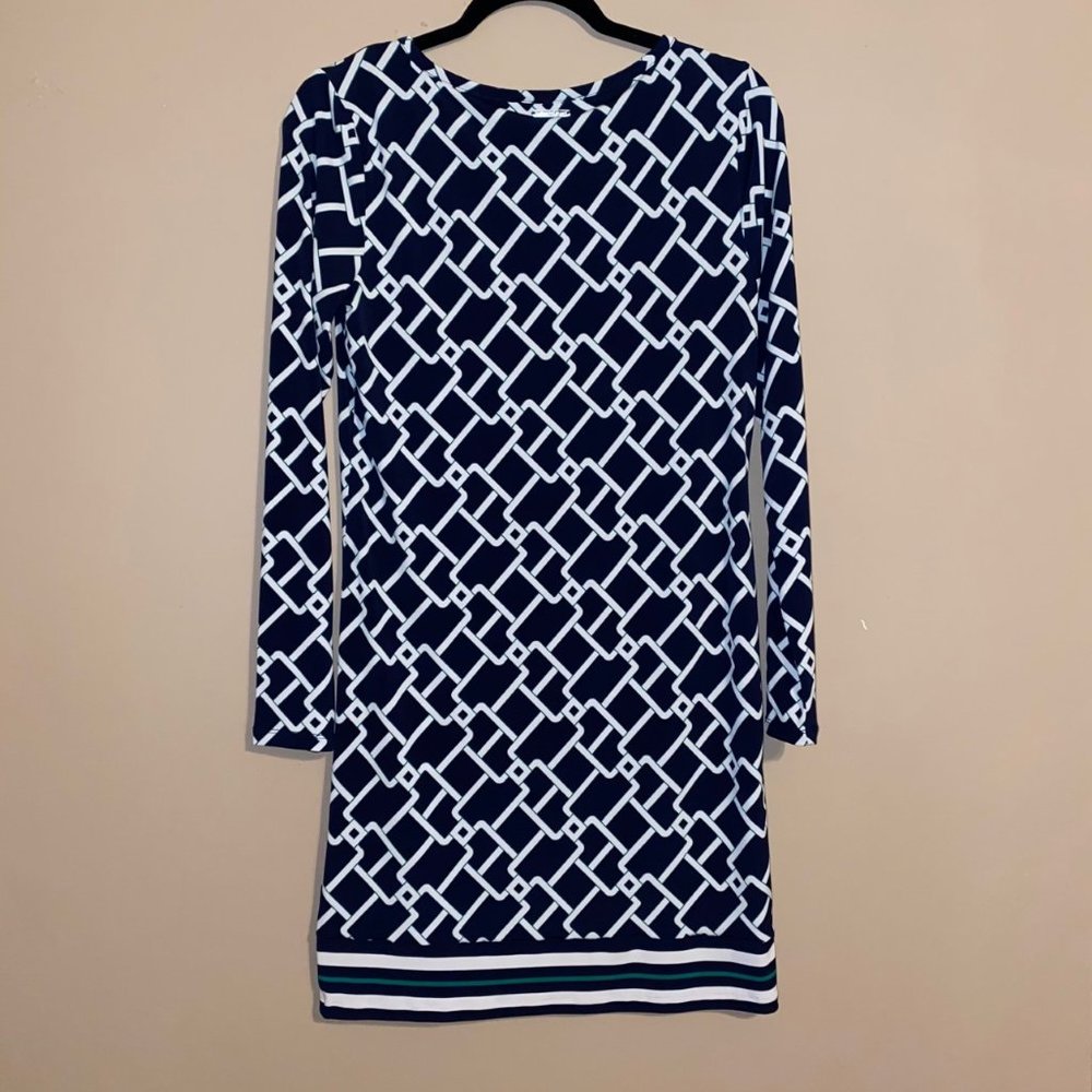 Michael Kors printed dress Blue S Long Sleeve